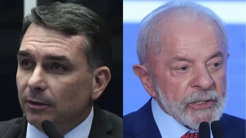 Flávio Bolsonaro lidera intenções de voto no segundo turno, com Lula em segundo lugar