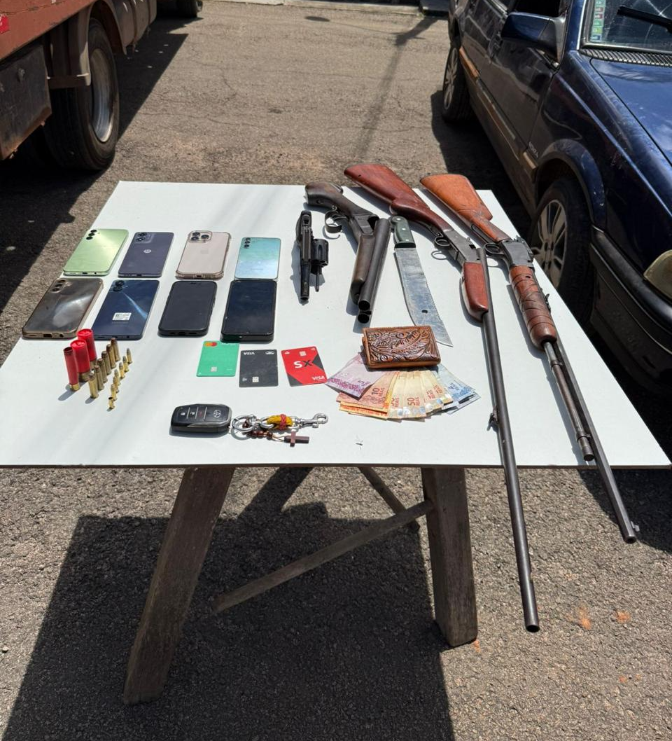Polícia Militar desmantela quadrilha de roubo e sequestro em Terra Nova do Norte