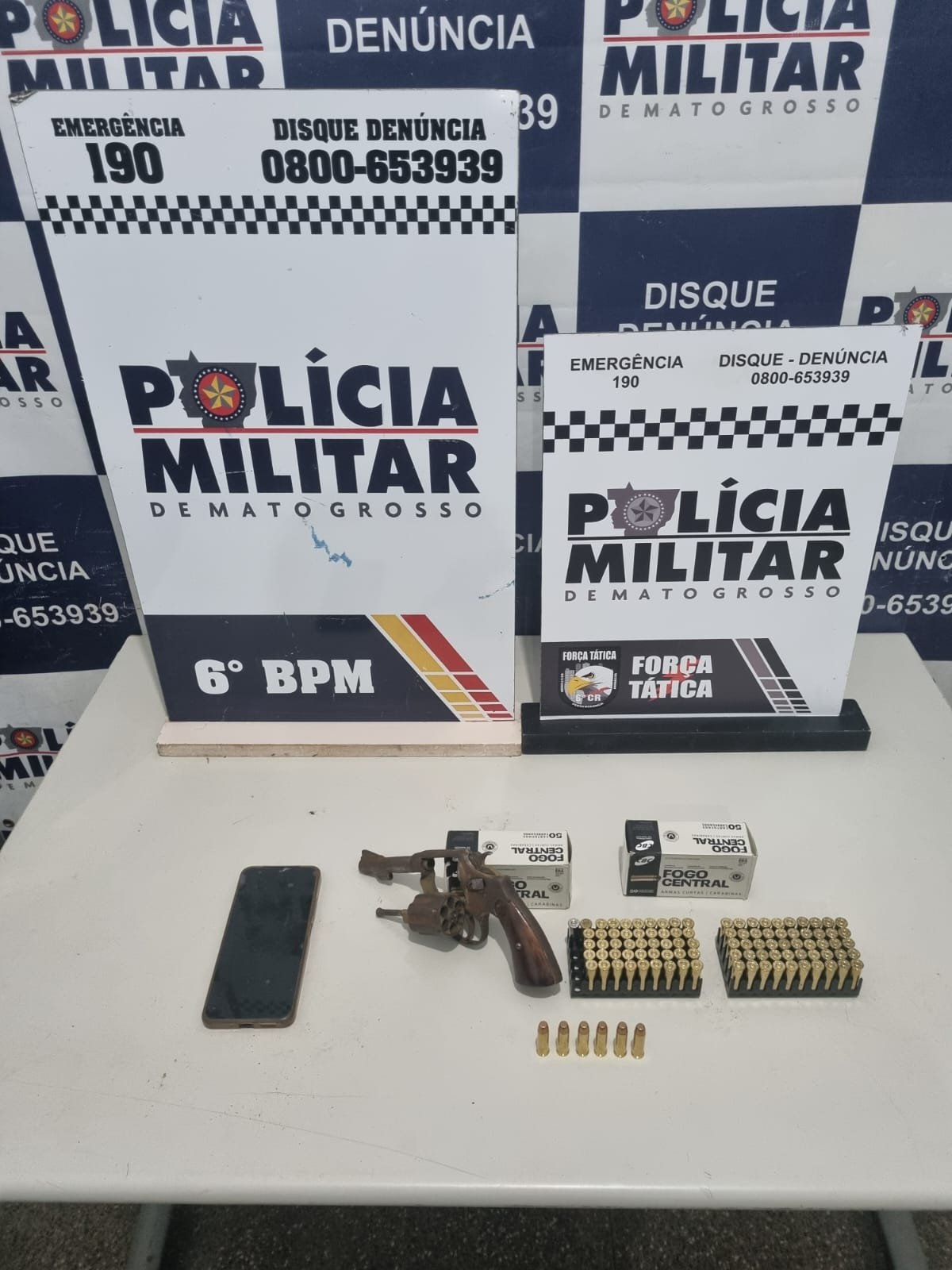 Homem é preso em Cáceres por porte ilegal de arma após tentativa de homicídio