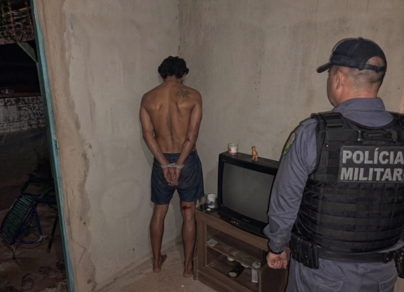 Homem é preso após ameaçar irmã e invadir casa em Rondonópolis
