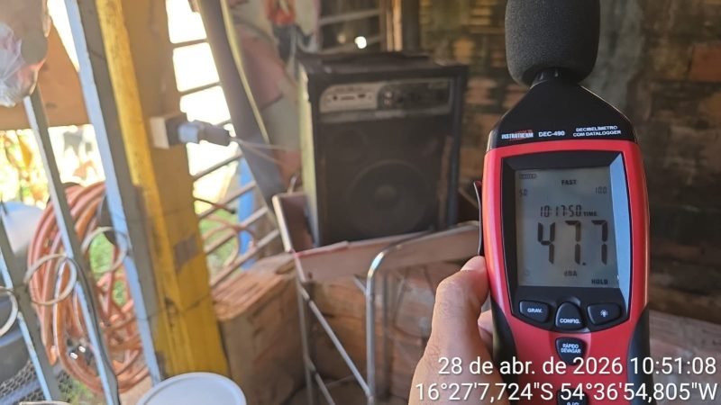 Polícia prende mulher por poluição sonora em Rondonópolis após resistência