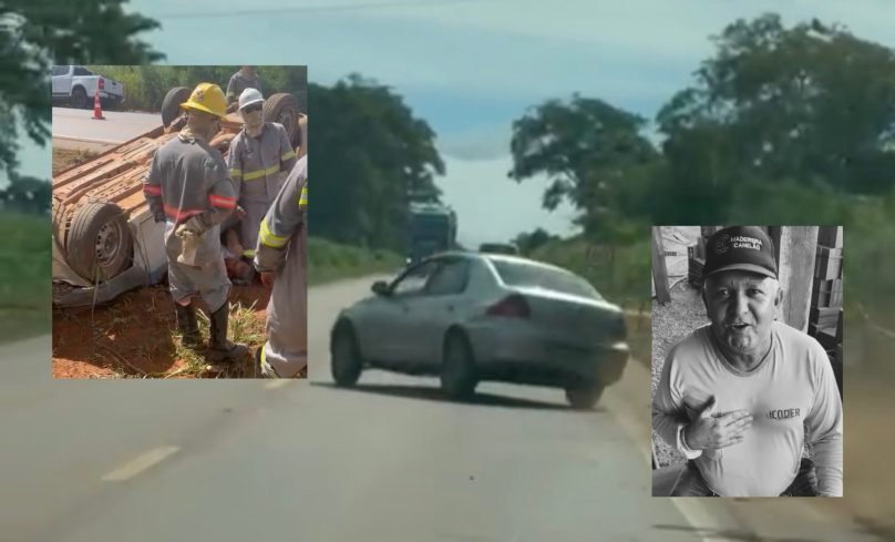 Servidor da Coder Morre em Rondonópolis Após Grave Acidente no Anel Viário; Vídeo Registra Capotamento
