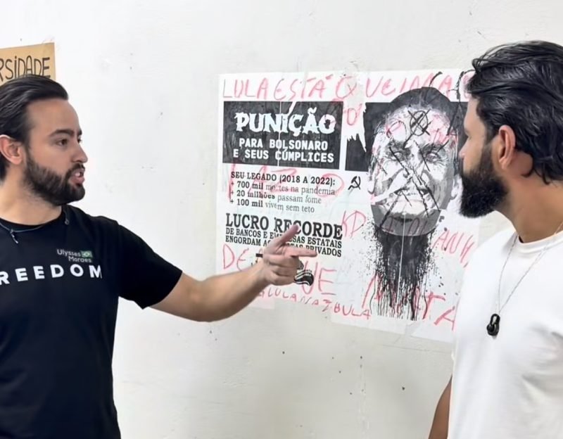 Ação de influenciadores conservadores gera polêmica na UFR ao apagar símbolos comunistas