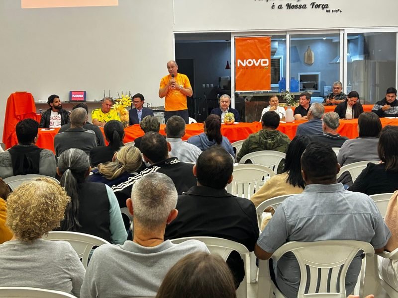 Ato de filiação do NOVO reúne mais de 200 pessoas em Rondonópolis