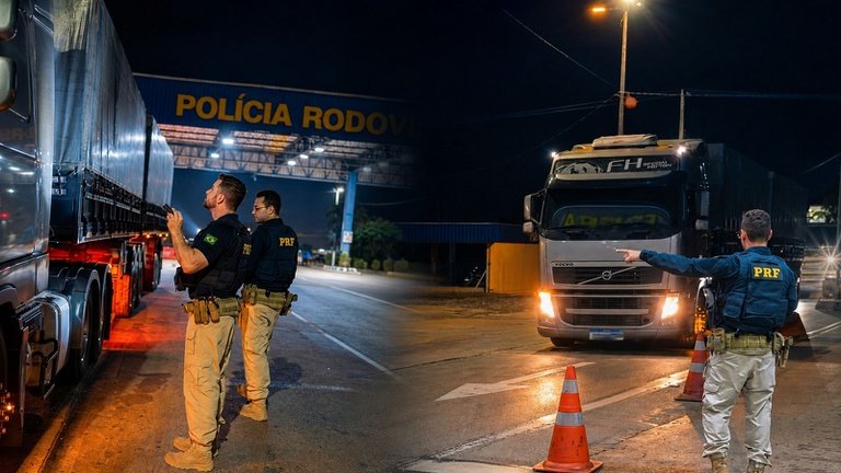 Caminhoneiro é autuado por manobra perigosa em Rondonópolis