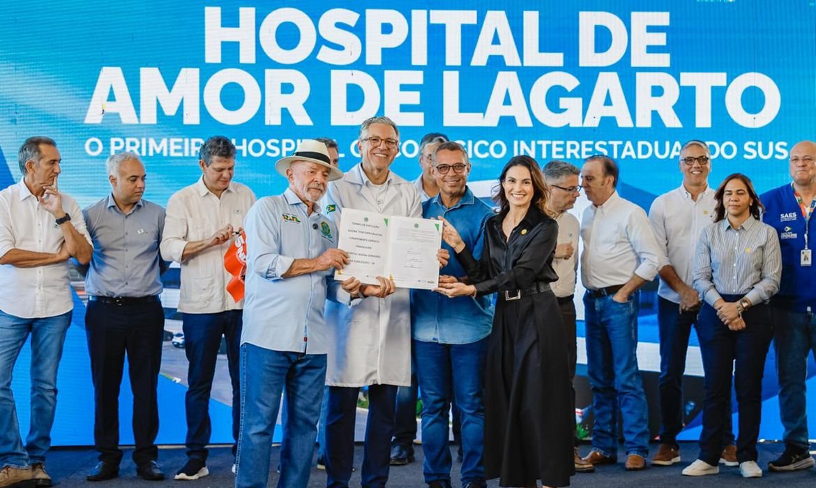 Lula inaugura primeiro hospital oncológico interestadual do Brasil em Sergipe