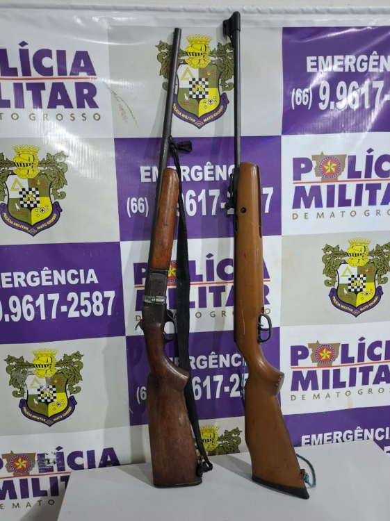 Homem é preso por violência doméstica e porte ilegal de arma em Tesouro