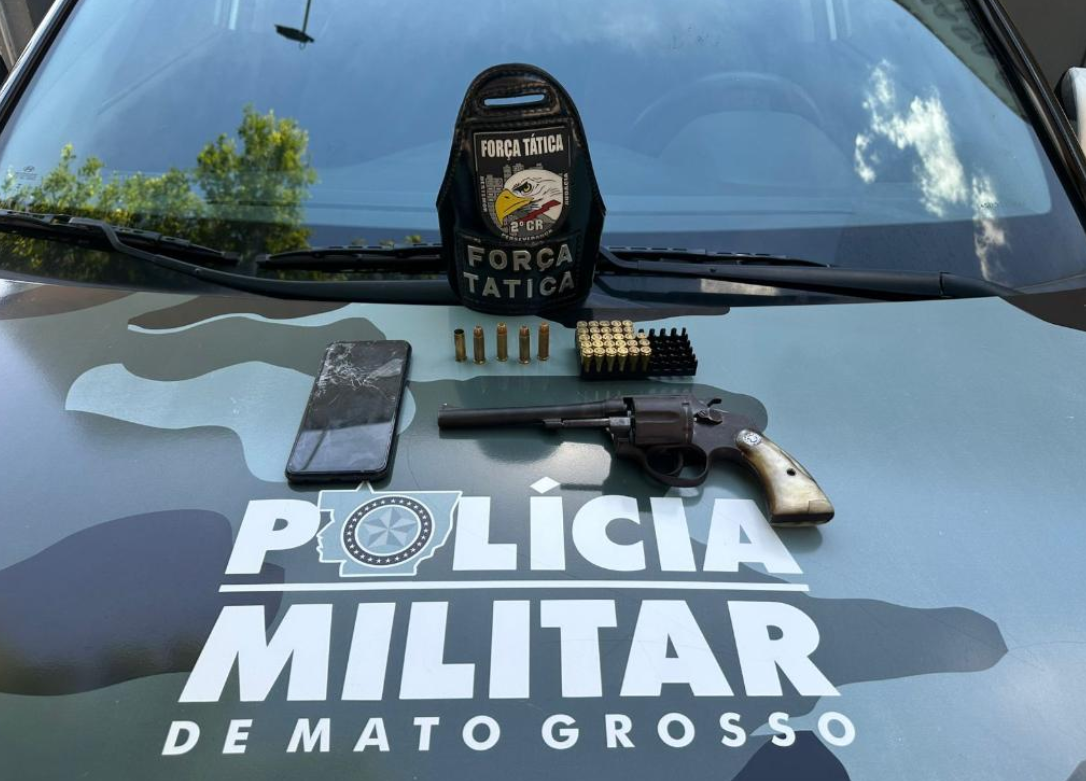 Força Tática realiza apreensão de armas e detém dois homens em Cuiabá
