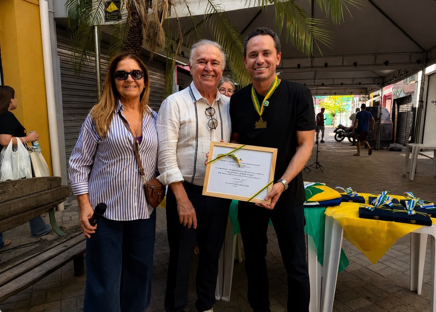 Diego Guimarães é homenageado e reforça defesa do ICMS zero para o comércio DE Cuiabá