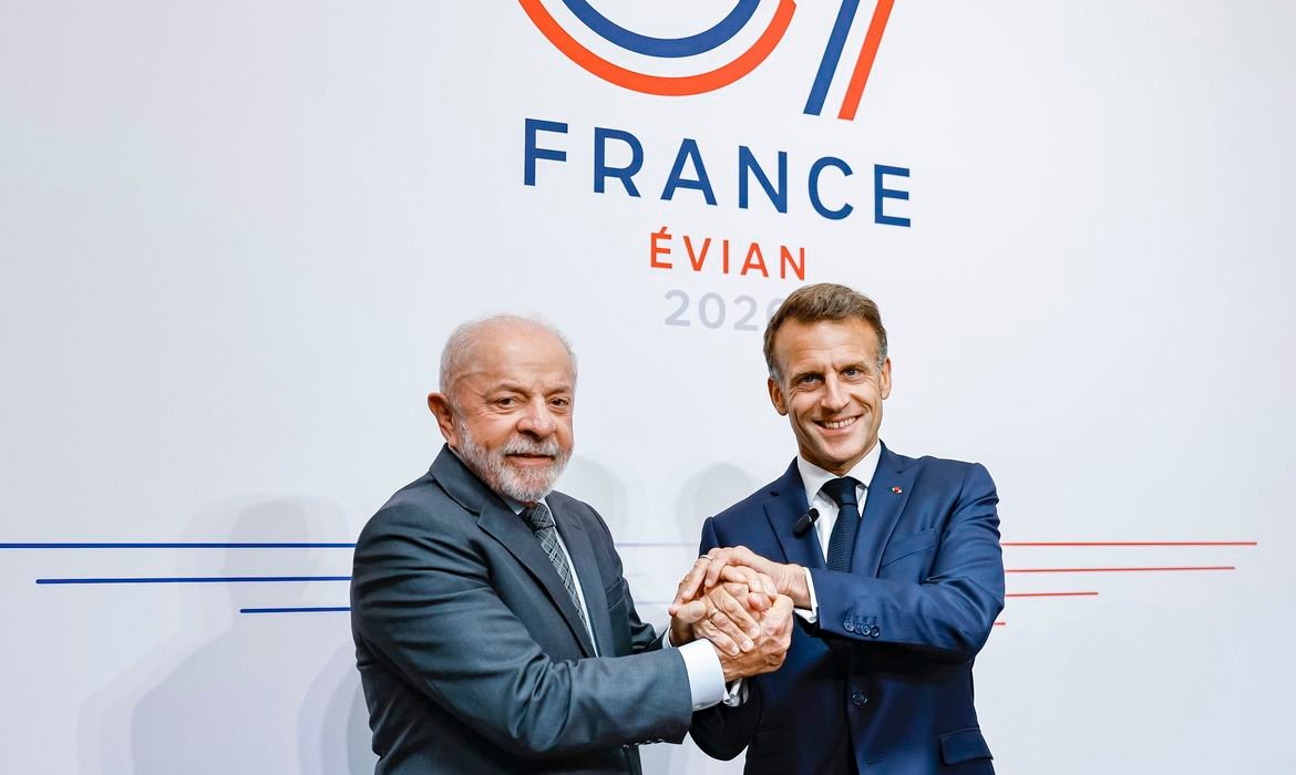 Lula se reúne com presidentes da França e da Suíça em cúpula do G7