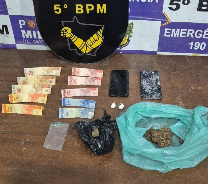 Homem com extensa ficha criminal é detido por tráfico de drogas em Rondonópolis