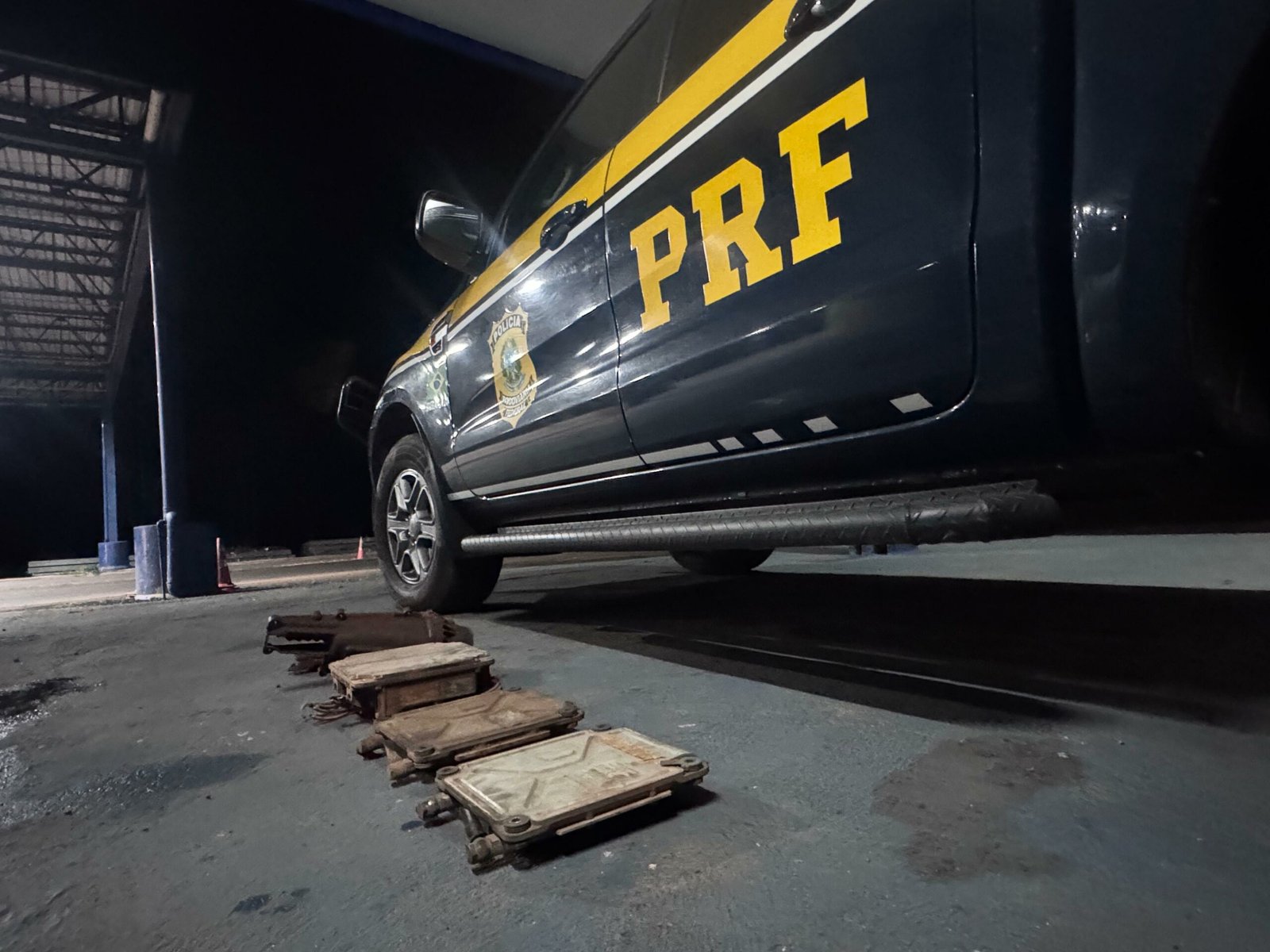 Polícia Rodoviária Federal recupera cinco módulos de carga furtados em Alto Garças