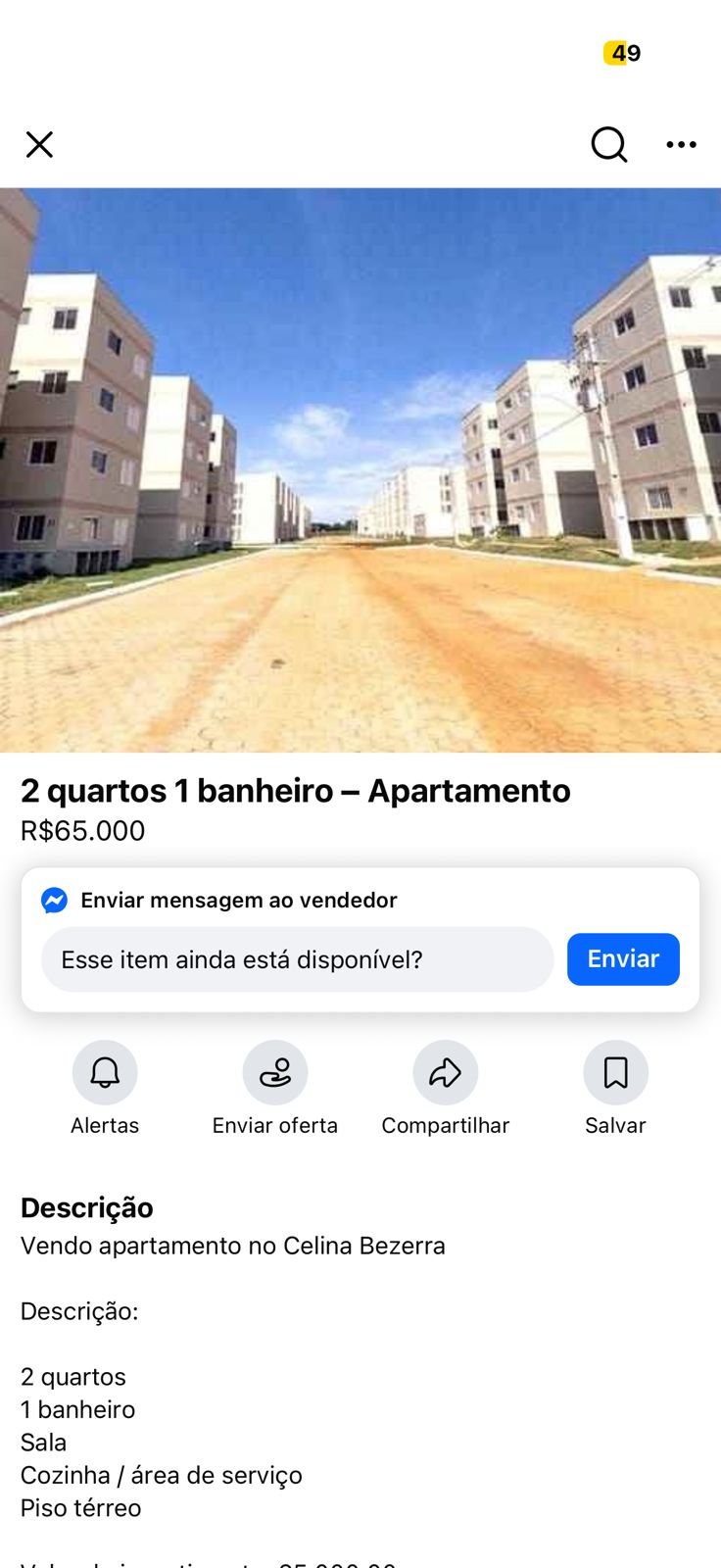 Venda irregular de apartamentos no Celina Bezerra pode prejudicar moradores