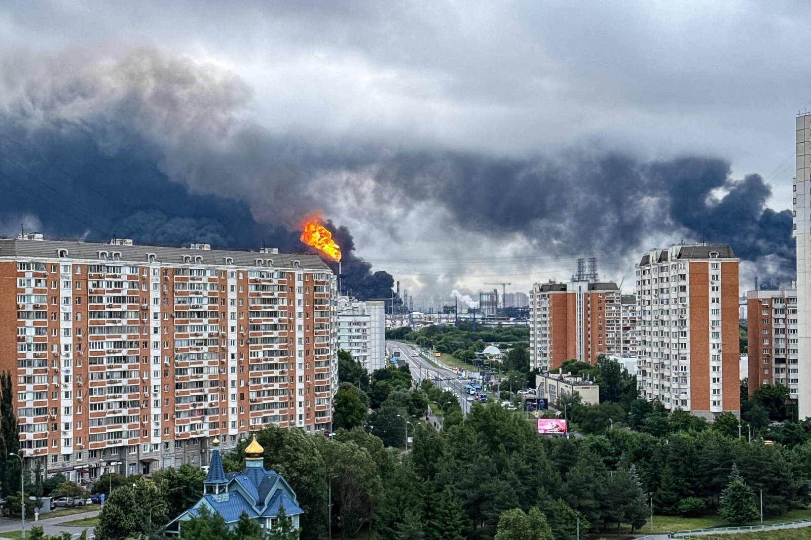 Ucrânia realiza maior ataque com drones em dois anos contra Moscou