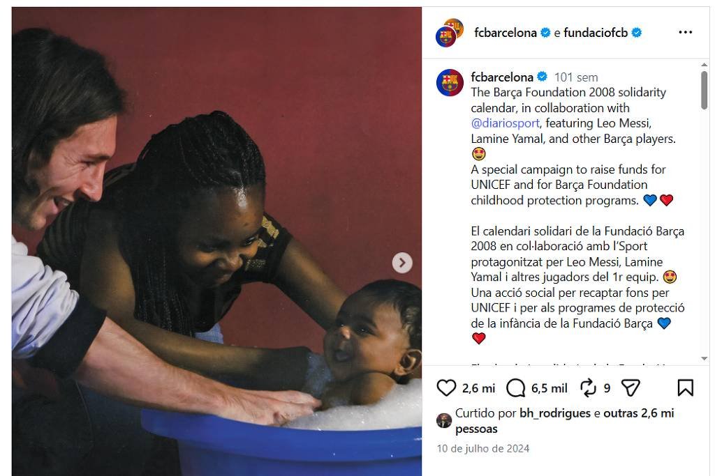 Messi e Lamine Yamal: uma conexão surpreendente que atravessa gerações