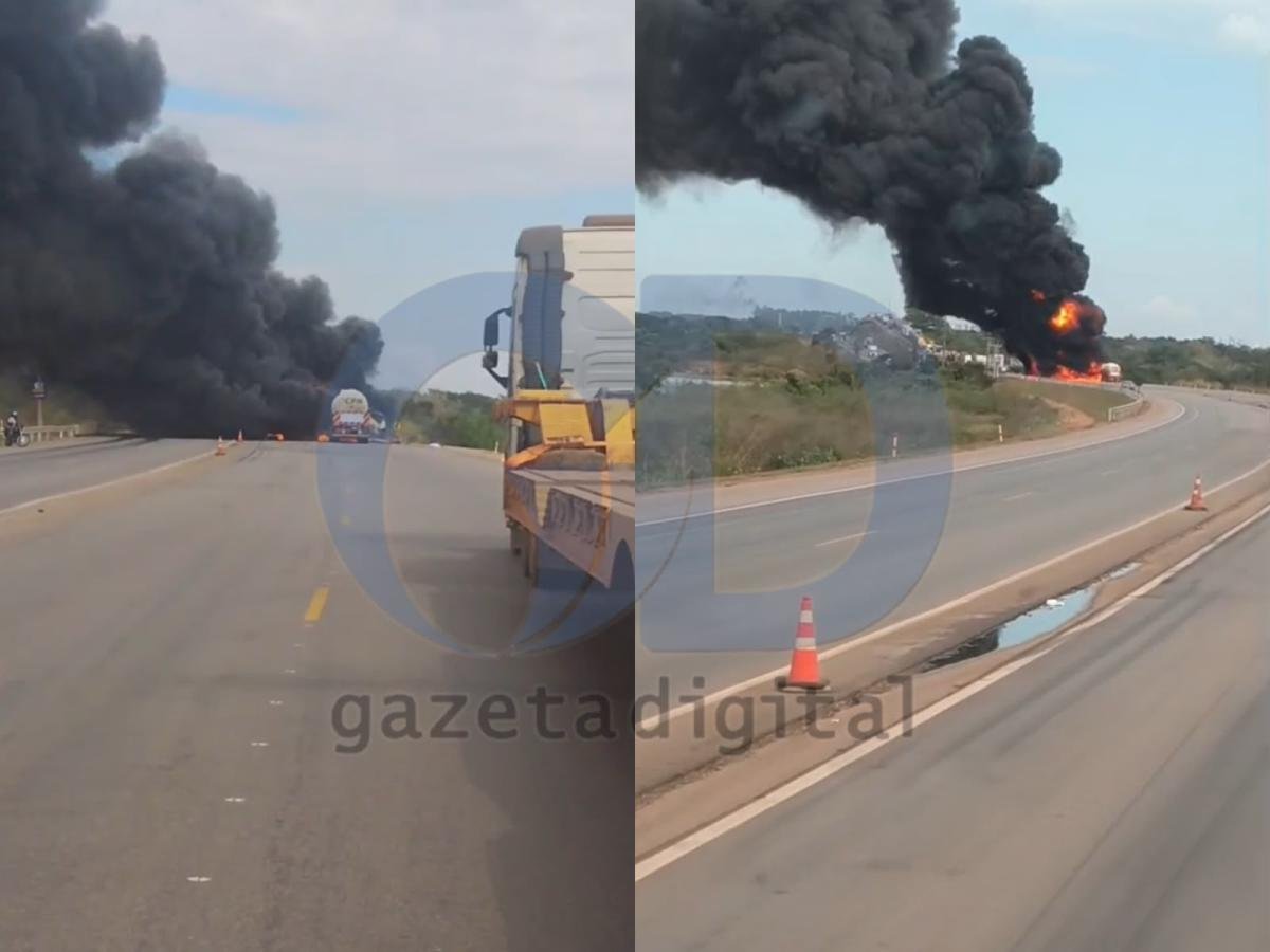 Caminhoneiro perde a vida em acidente envolvendo três caminhões em Várzea Grande