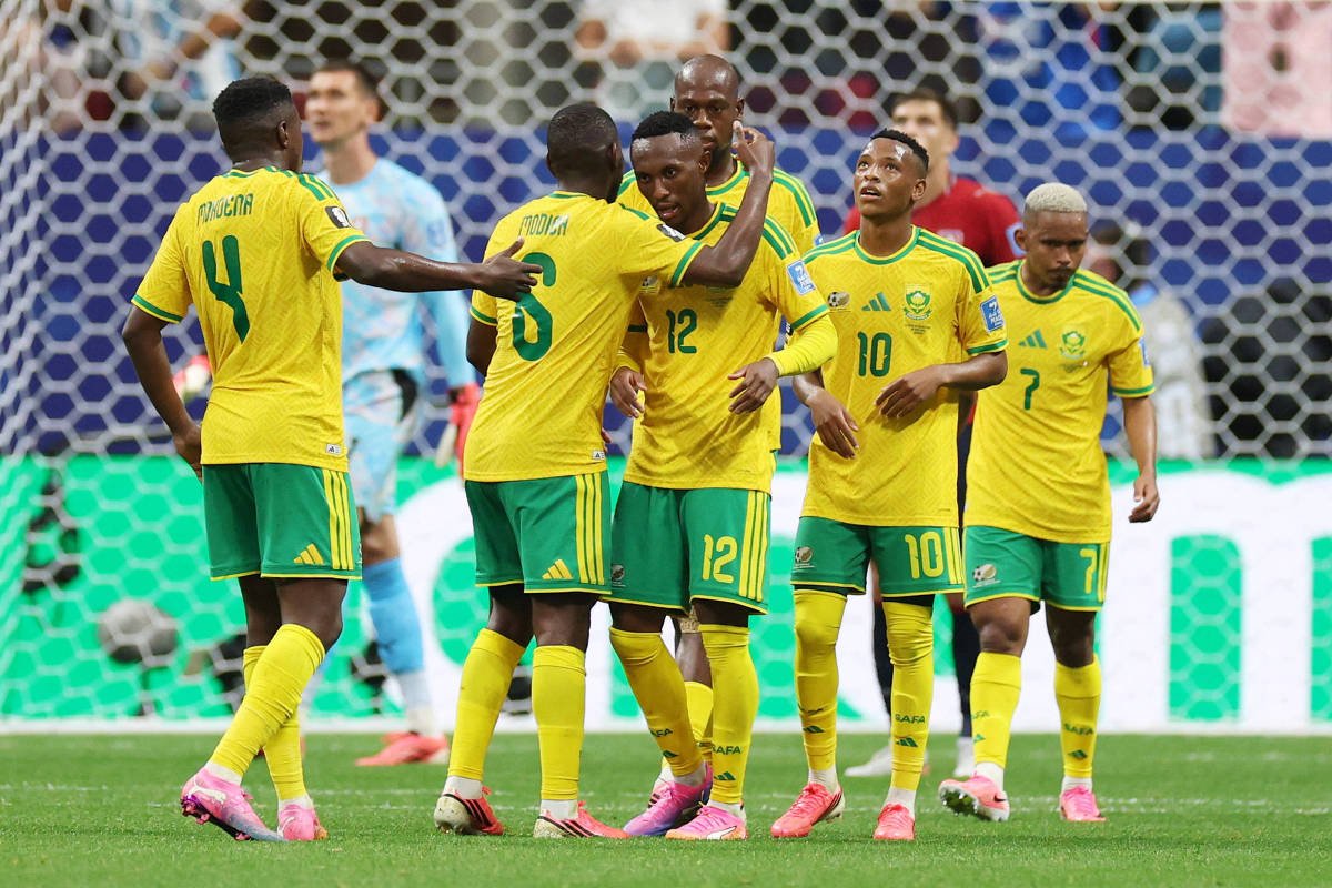 África do Sul celebra classificação histórica na Copa do Mundo