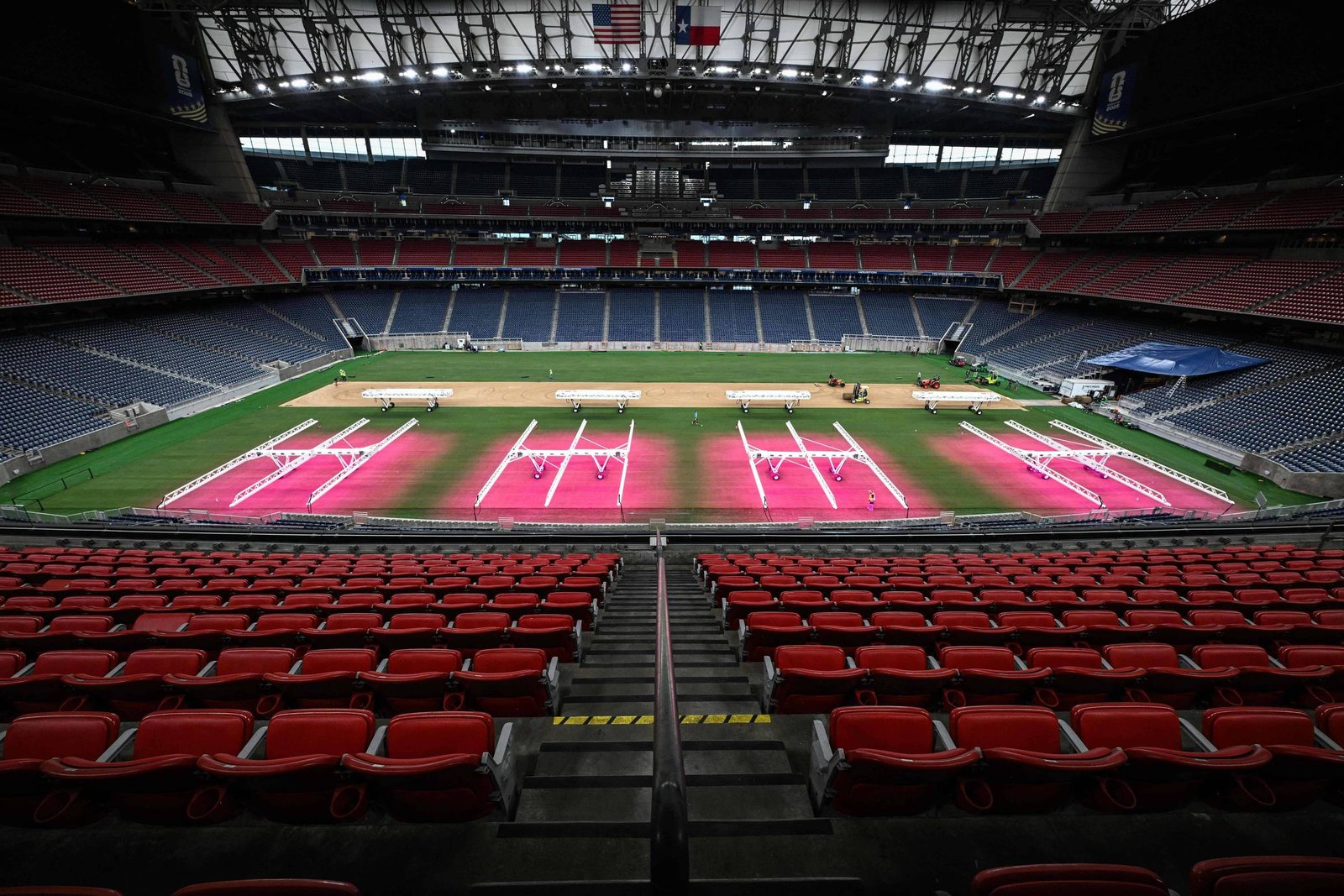 Estádio em Houston gera frio para torcedores durante jogos da Copa do Mundo