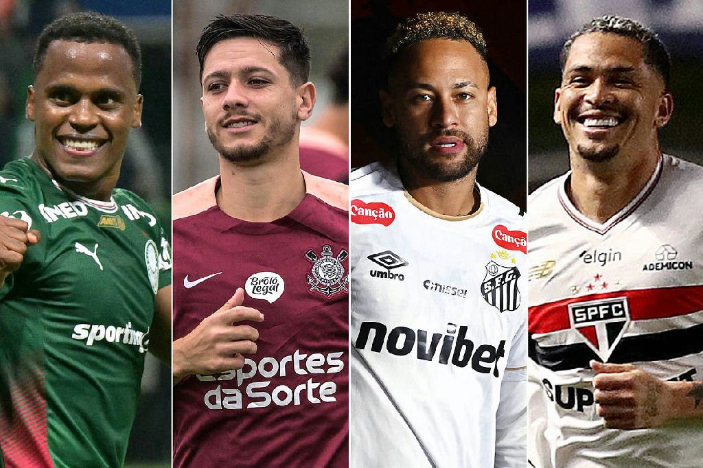 Calendário de Corinthians, Palmeiras, São Paulo e Santos até o fim do ano