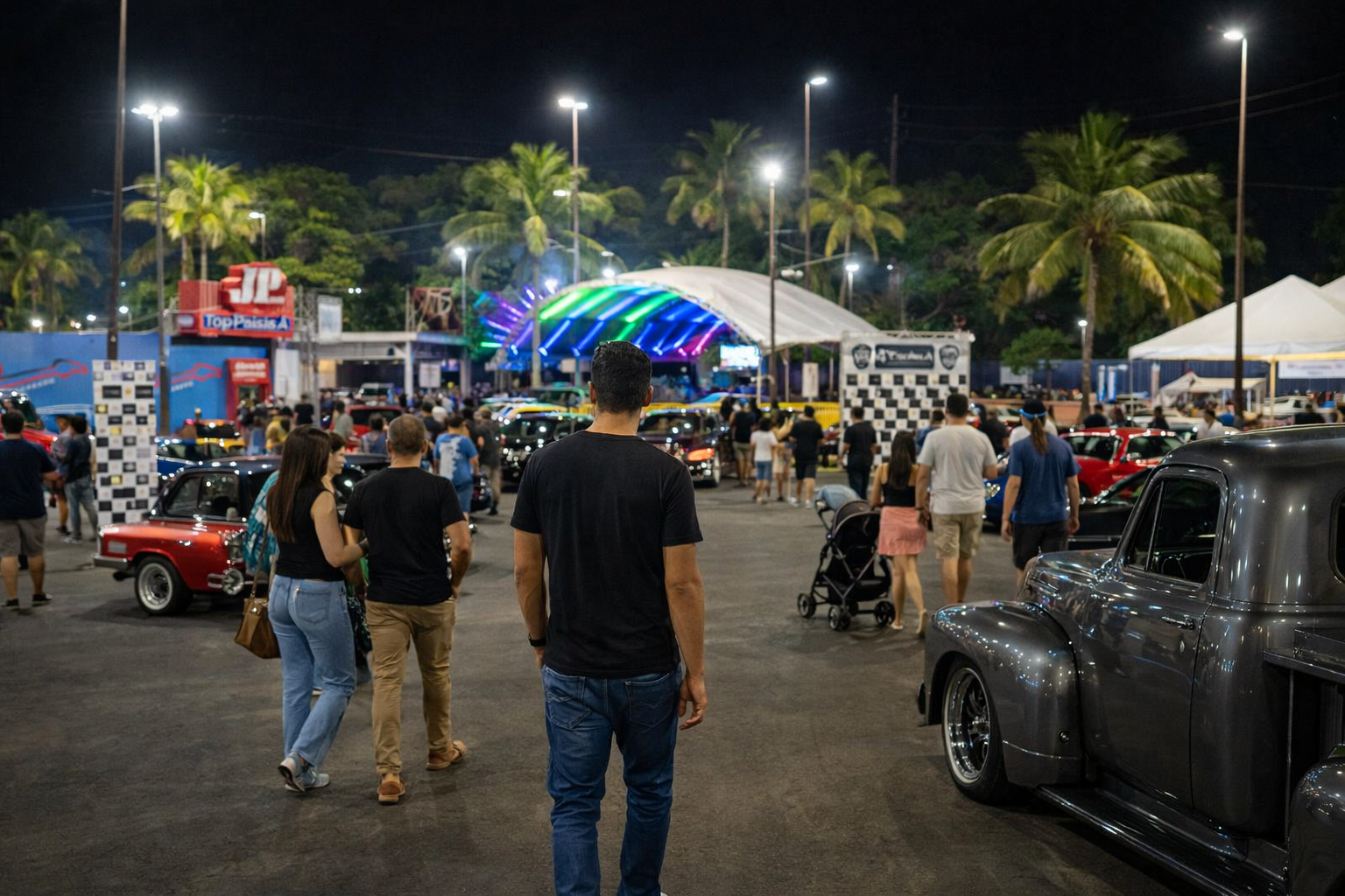 Expoarca reúne mais de 400 veículos e promove arrecadação de alimentos em Rondonópolis