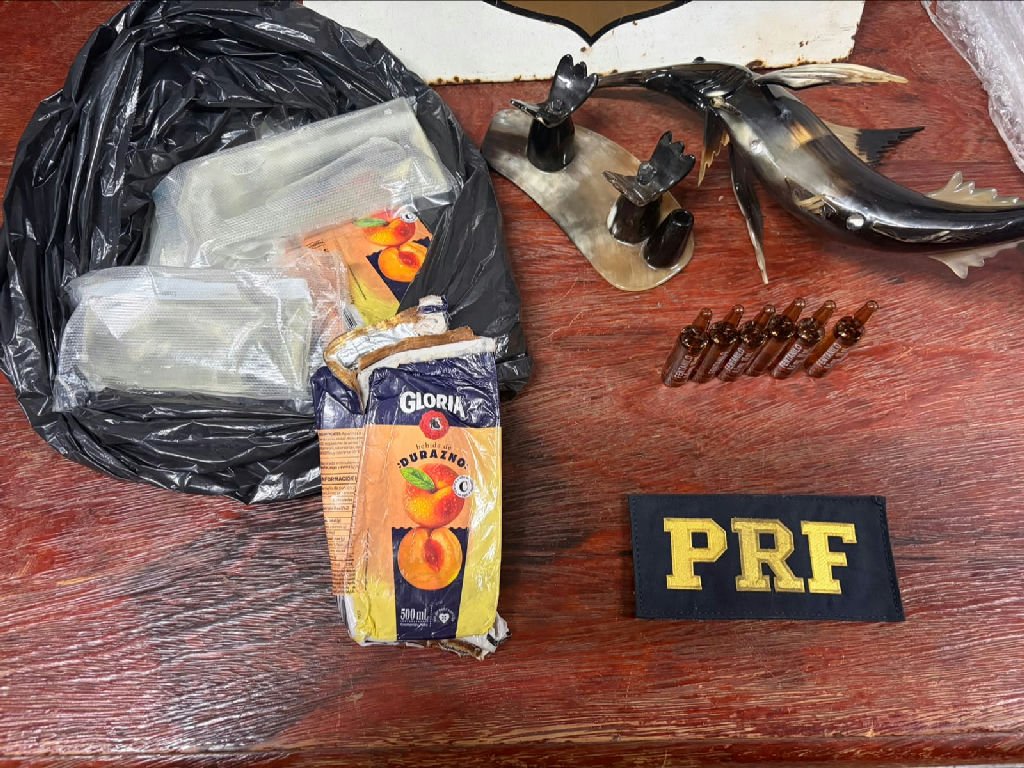 Homem é preso com cocaína e fentanil em ônibus na Br-364, em Rondonópolis