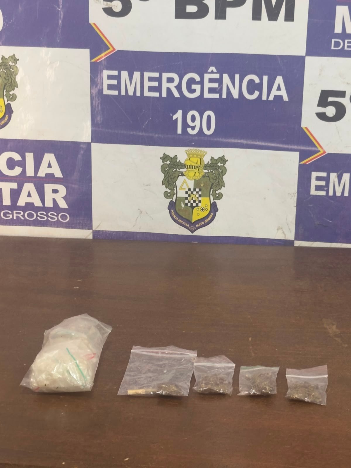 Homem é detido por tráfico de drogas e resistência à abordagem em Rondonópolis