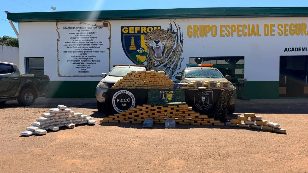 Operação na fronteira de MT resulta na apreensão de 325 kg de drogas e prisão de suspeito
