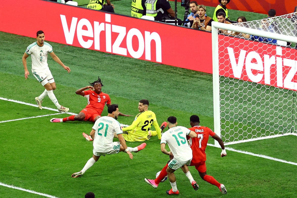 Suíça vence Argélia e aguarda rival nas oitavas de final da Copa do Mundo