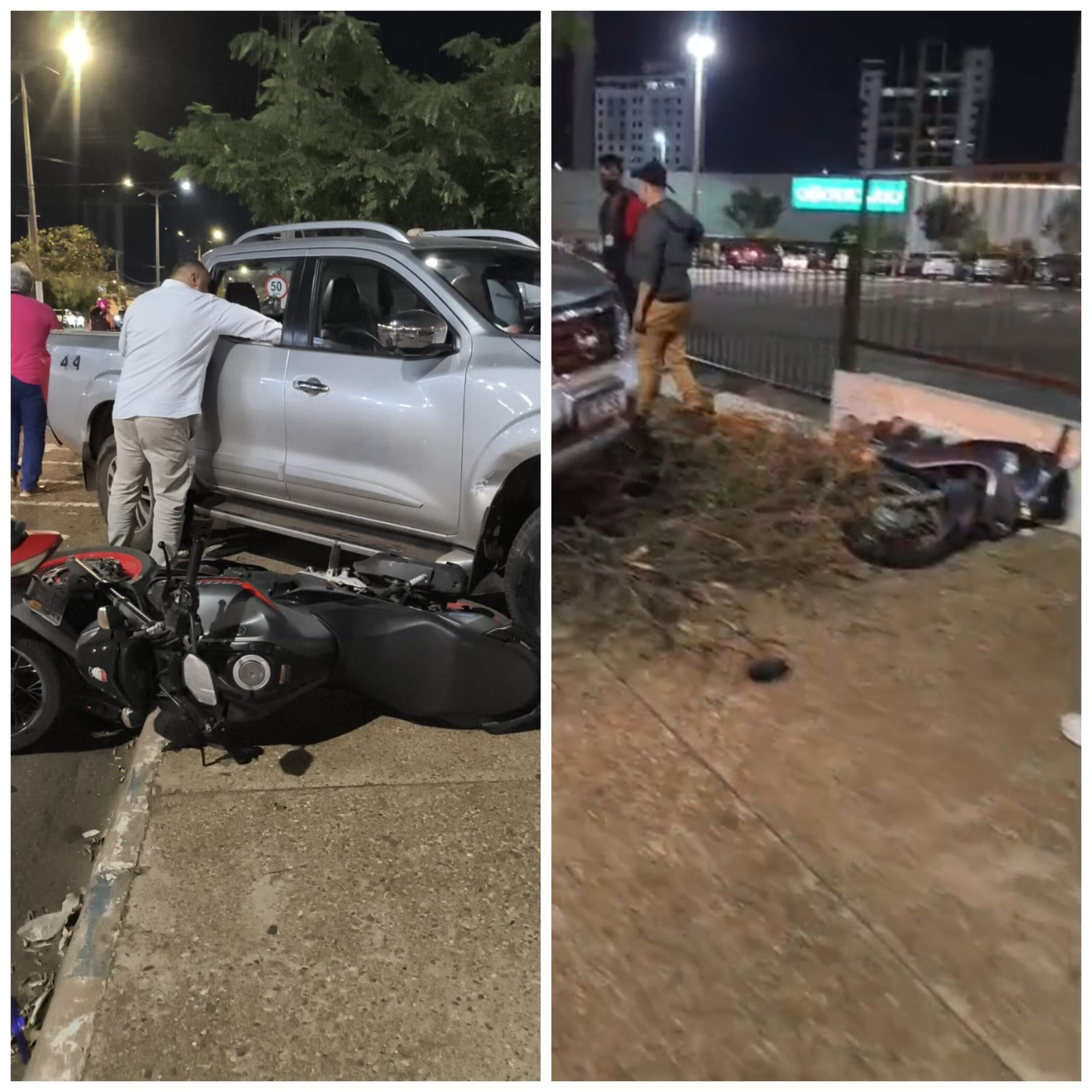 Idoso perde controle de caminhonete e provoca acidente em Rondonópolis