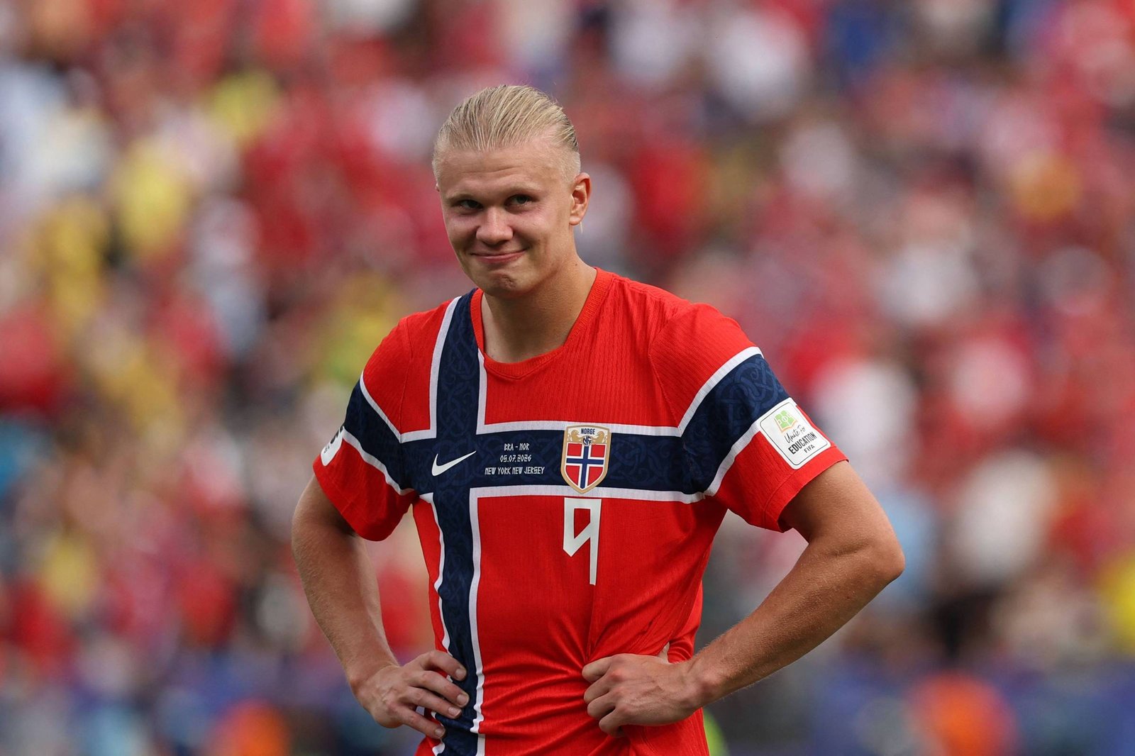 Haaland reflete sobre vitória da Noruega contra o Brasil na Copa: 'Não parece real'
