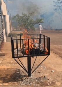 Incêndio florestal de grandes proporções assusta moradores em Rondonópolis