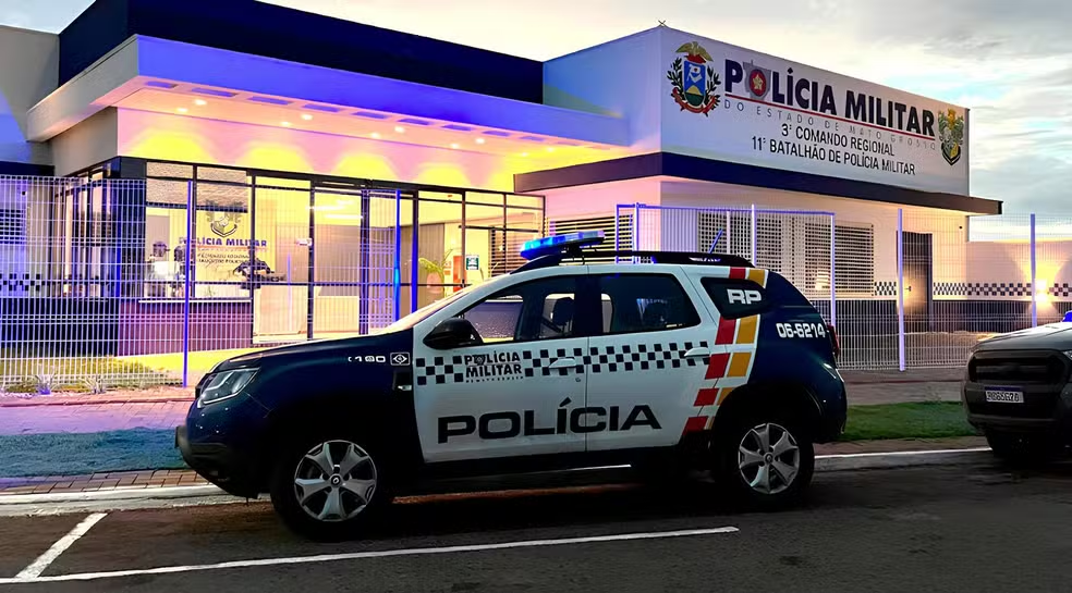 Homem é morto em confronto com a polícia após agredir esposa e cunhada em MT