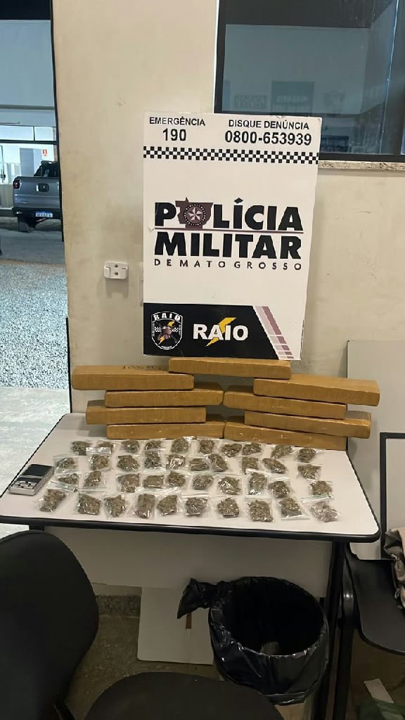 Polícia Militar apreende grande quantidade de maconha em Sorriso