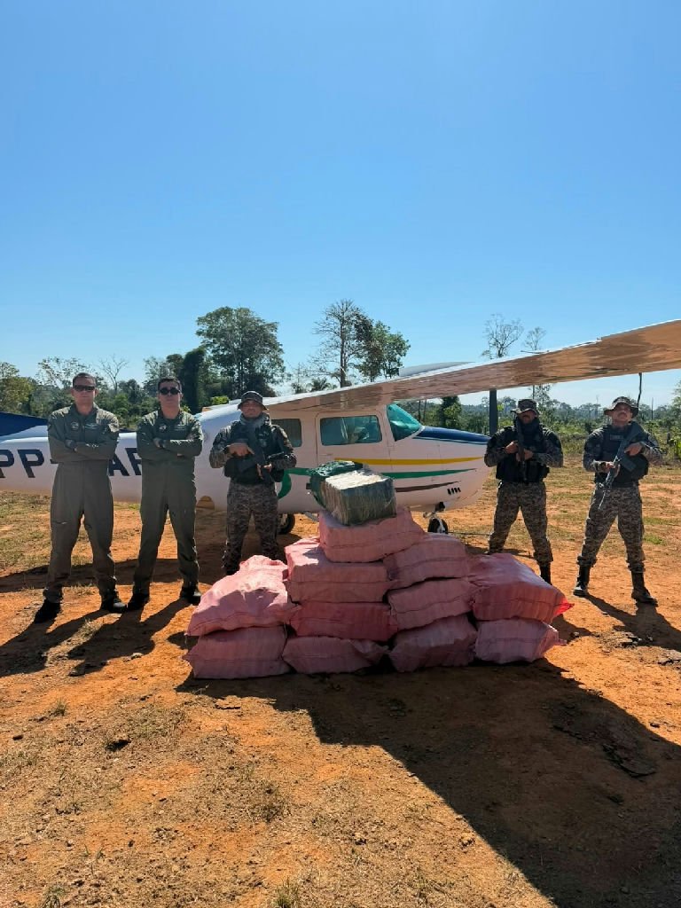 Operação conjunta apreende 500 quilos de maconha em fazenda de Colniza