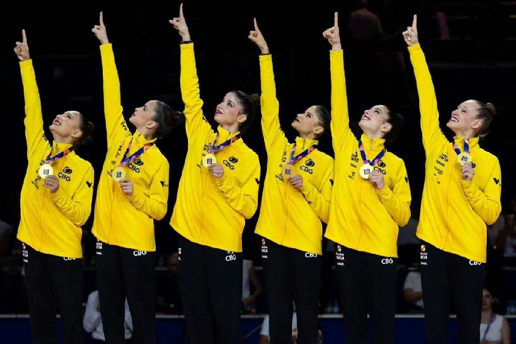 Brasil faz história e conquista primeiro ouro no Mundial de ginástica rítmica