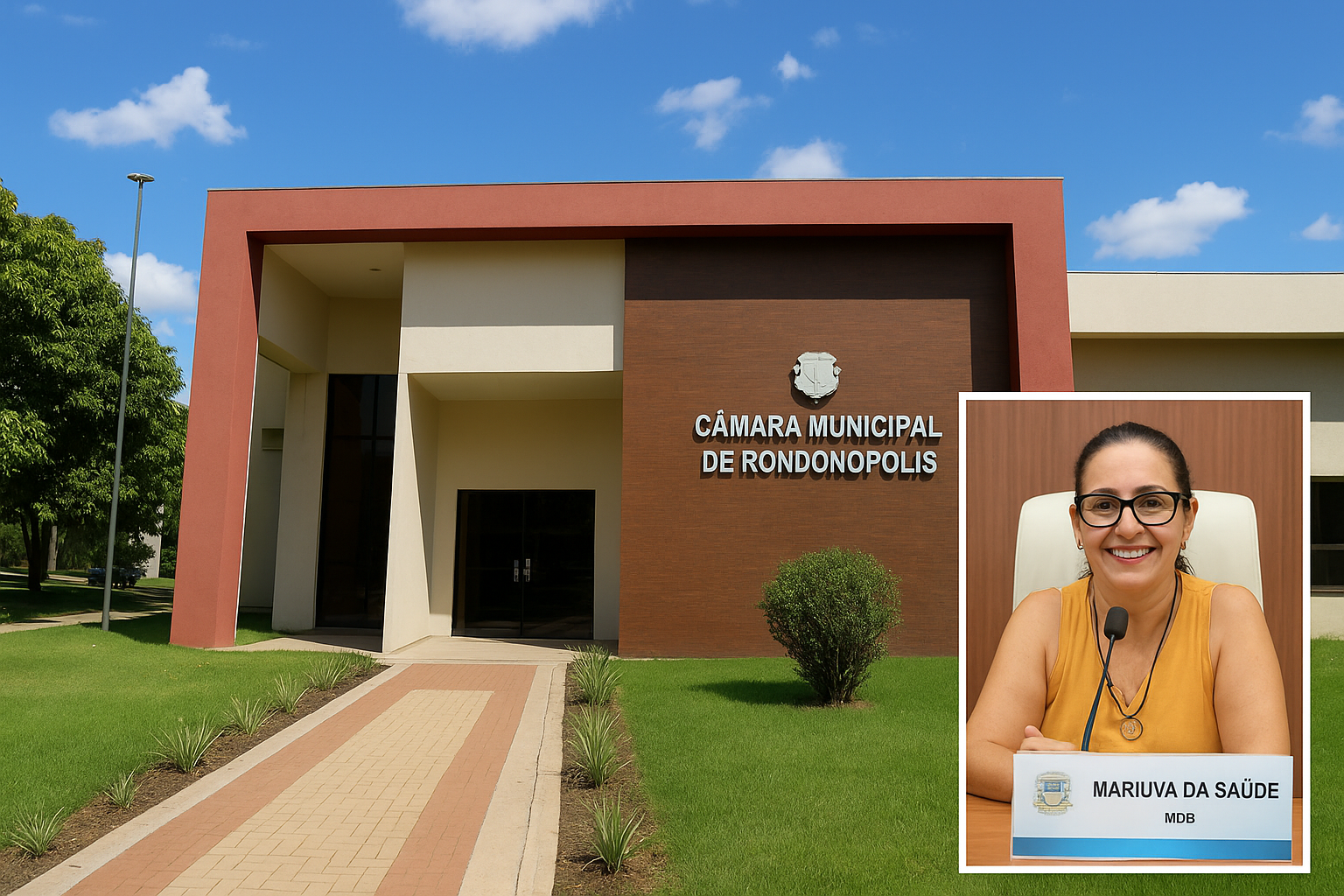 Câmara de Rondonópolis cumpre decisão judicial e afasta vereadora Mariuva Valentin