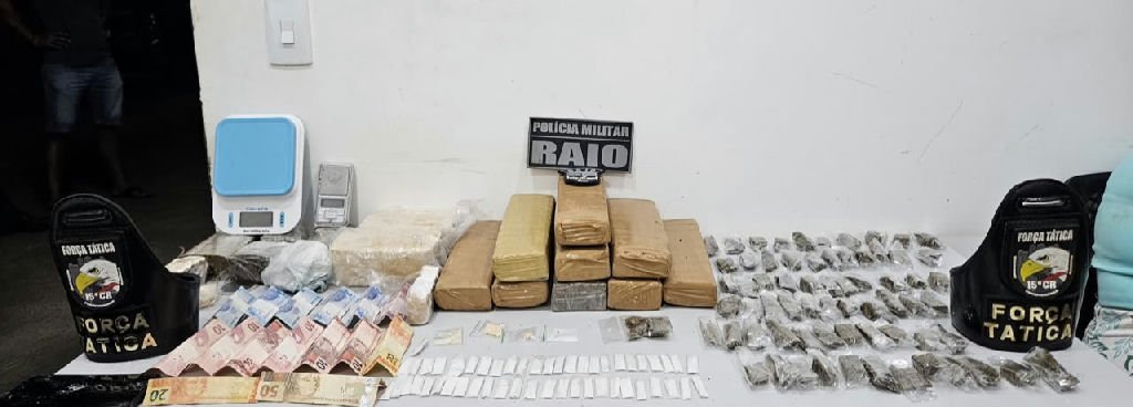 Casal é detido com grande quantidade de drogas em Peixoto de Azevedo
