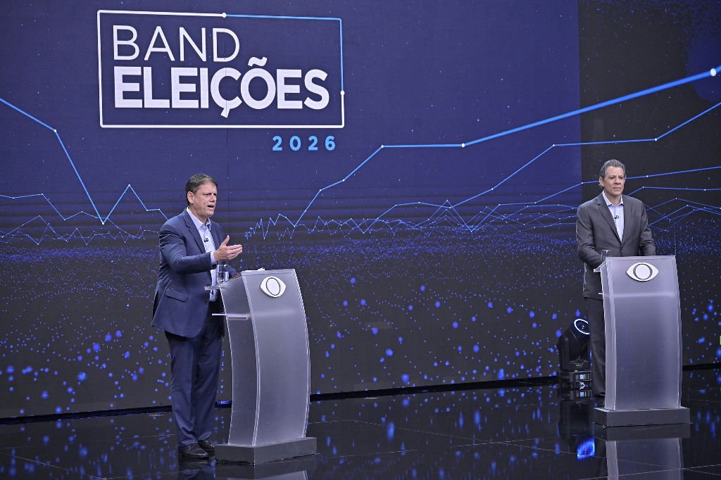 Debate entre Tarcísio e Haddad destaca polarização e segurança pública
