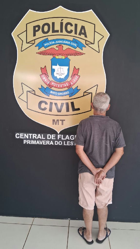 Homem de 64 anos é preso por estupro de vulnerável em Primavera do Leste
