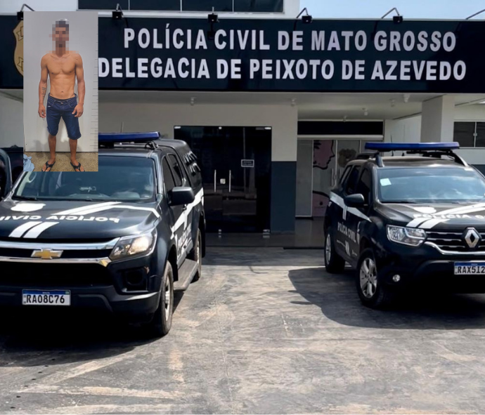 Homem é preso em Peixoto de Azevedo menos de 12 horas após homicídio de amigo