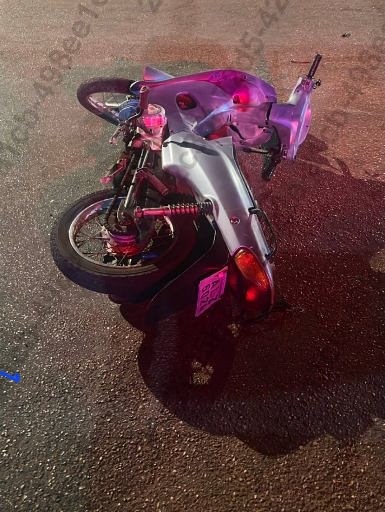 Motociclista é socorrido após colisão entre moto e carro no Centro de Rondonópolis