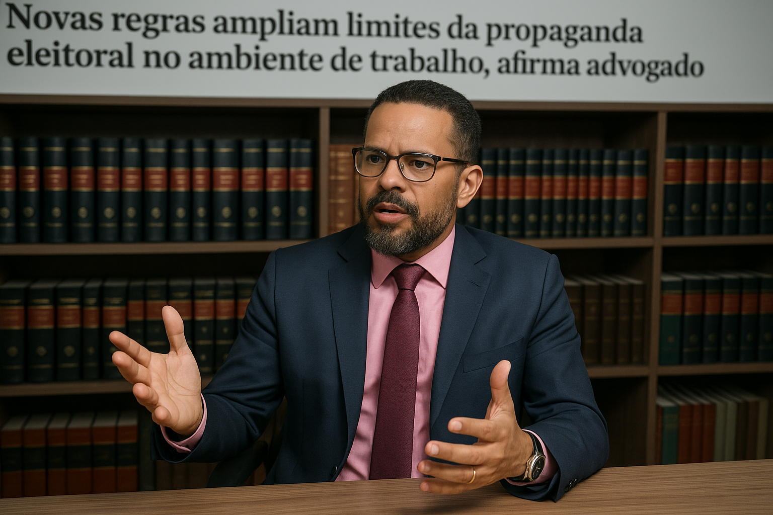 Novas regras ampliam limites da propaganda eleitoral no ambiente de trabalho, afirma advogado
