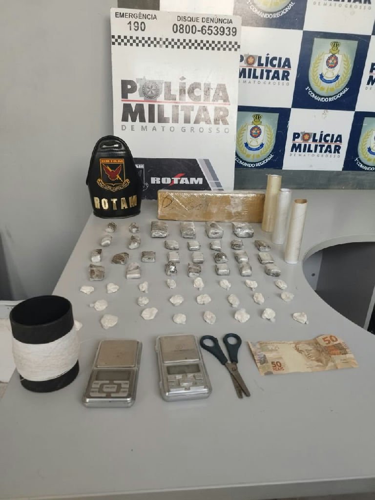 Polícia Militar captura foragido por homicídio e tráfico de drogas em Cuiabá