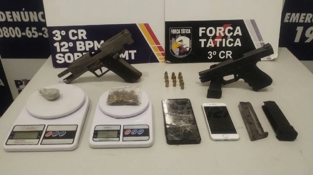 Polícia Militar evita execução planejada por facção em Sorriso e detém quatro suspeitos