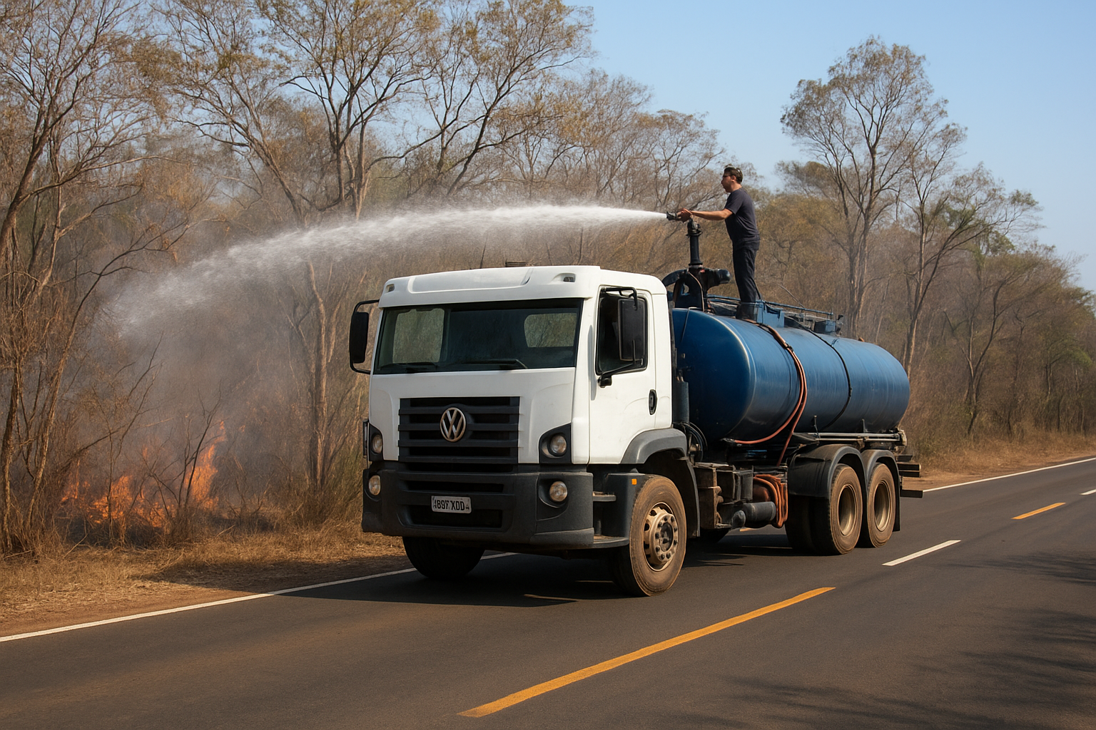 Prefeitura de Rondonópolis age rapidamente e controla incêndio na ponte da Marechal Rondon