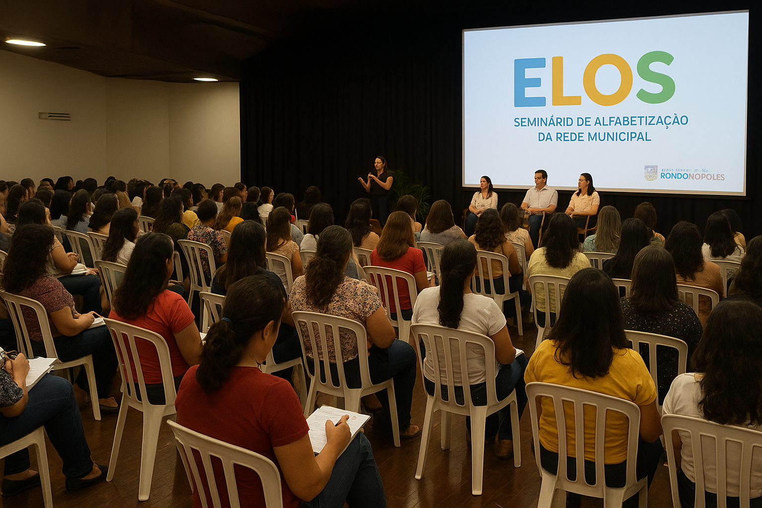 Rondonópolis promove seminário inovador para fortalecer a alfabetização na rede municipal