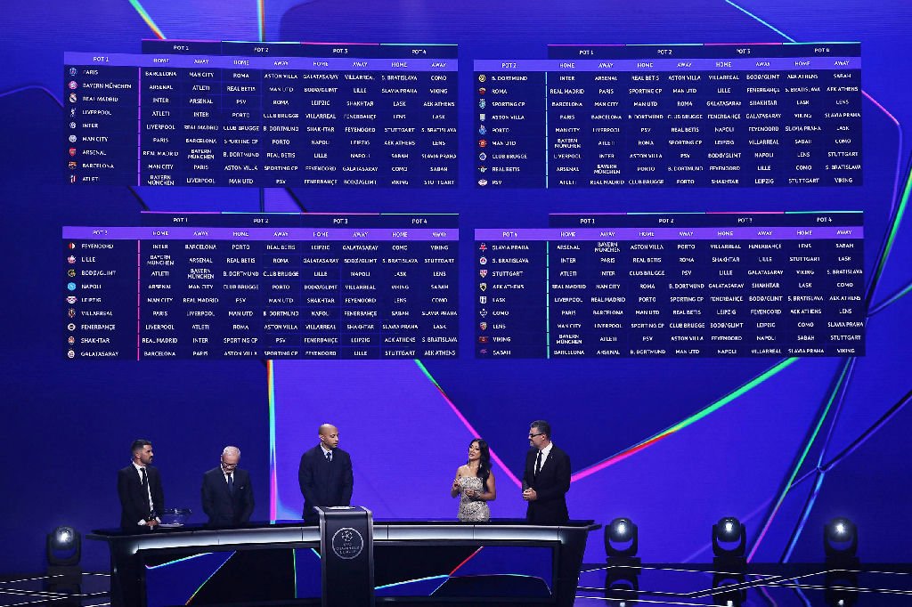 Sorteio da Champions League: PSG enfrenta Barcelona e Real Madrid duela com Arsenal