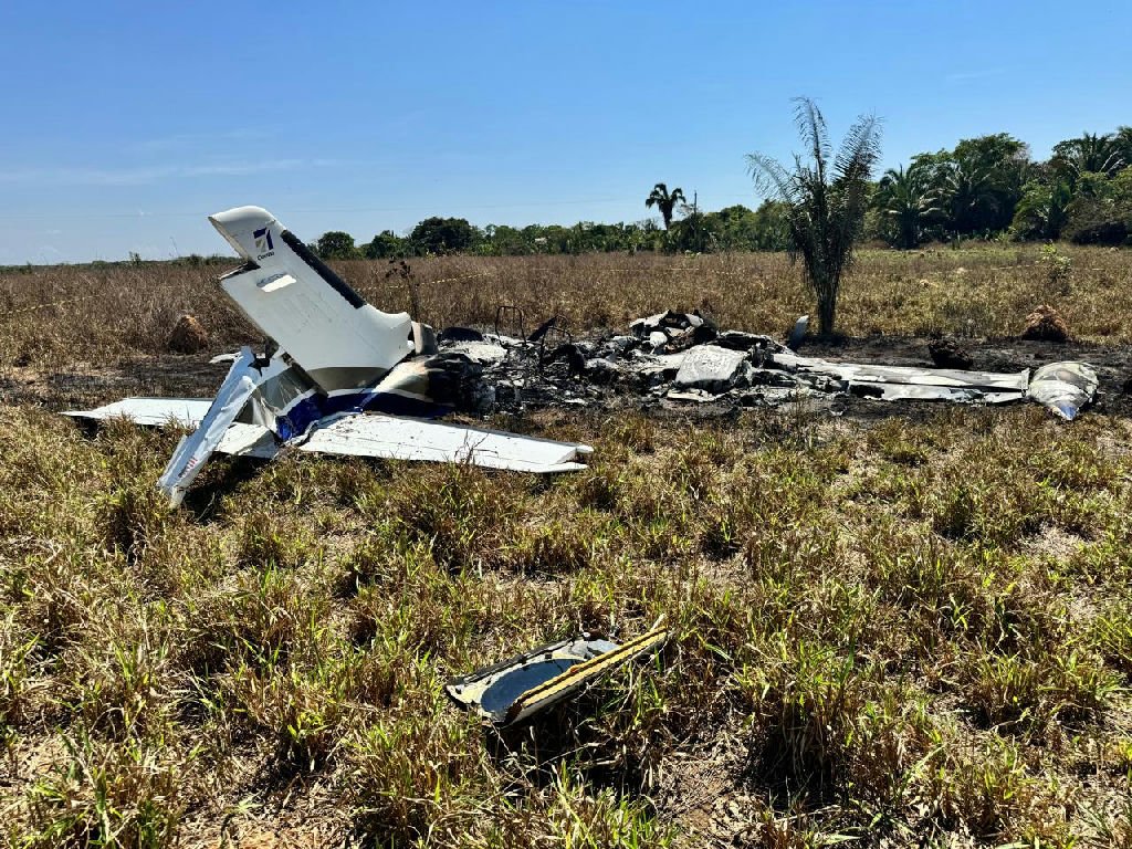 Aeronave que caiu em Água Boa pode estar ligada ao tráfico internacional de drogas