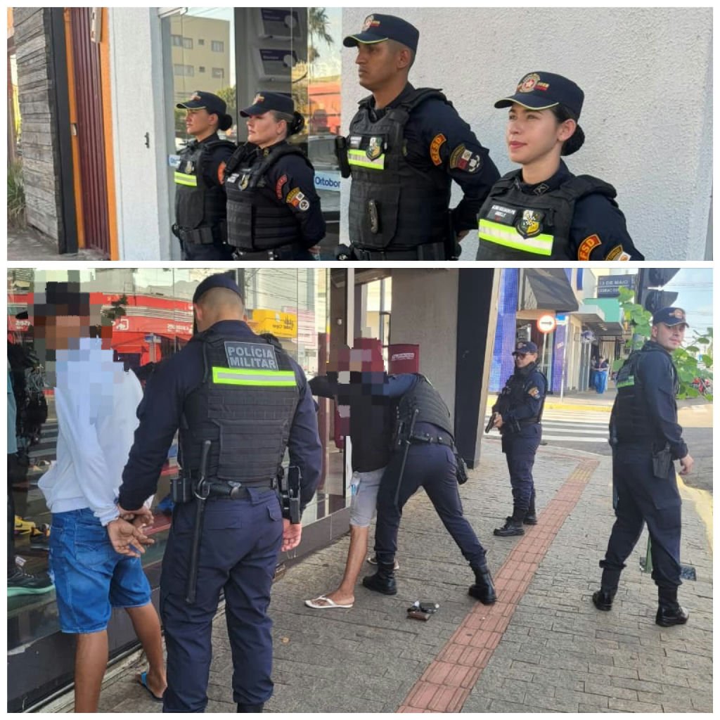 Alunos da PM intensificam policiamento em Rondonópolis durante operação