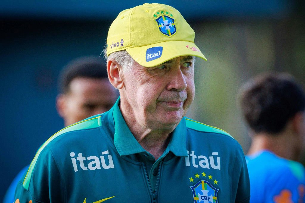 Ancelotti ignora críticas e promove mudanças na seleção brasileira contra a Austrália